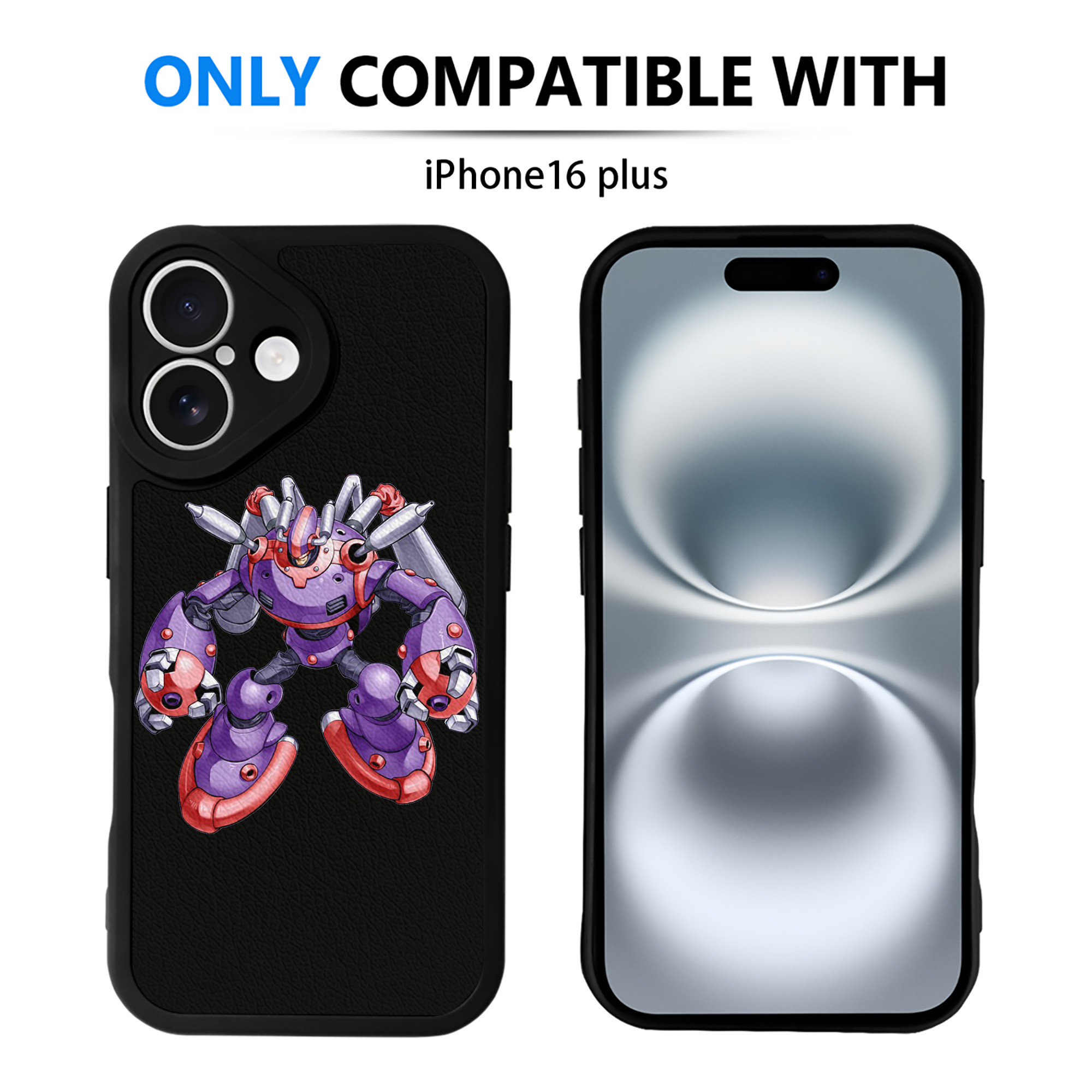 （画像用） 遊☆戯☆王 Yu-Gi-Oh! 【iPhone 16シリーズ対応】シリコンスマホケース（レザー調） 材質：シリコン